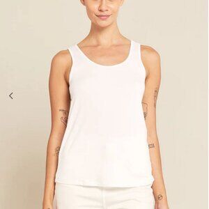 White Boody Relaxed Tank